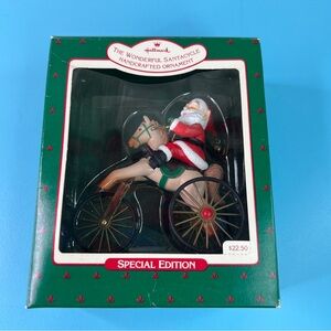 Hallmark Keepsake Ornament Special Edition 1988 The Wonderful Santa Cycle